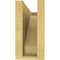 Ekena Millwork 4"W x 12"D x 8"H Classic Burlington Rough Cedar Woodgrain TimberThane Corbel, Primed Tan CORUR04X12X08BURRCPR - alternate 2